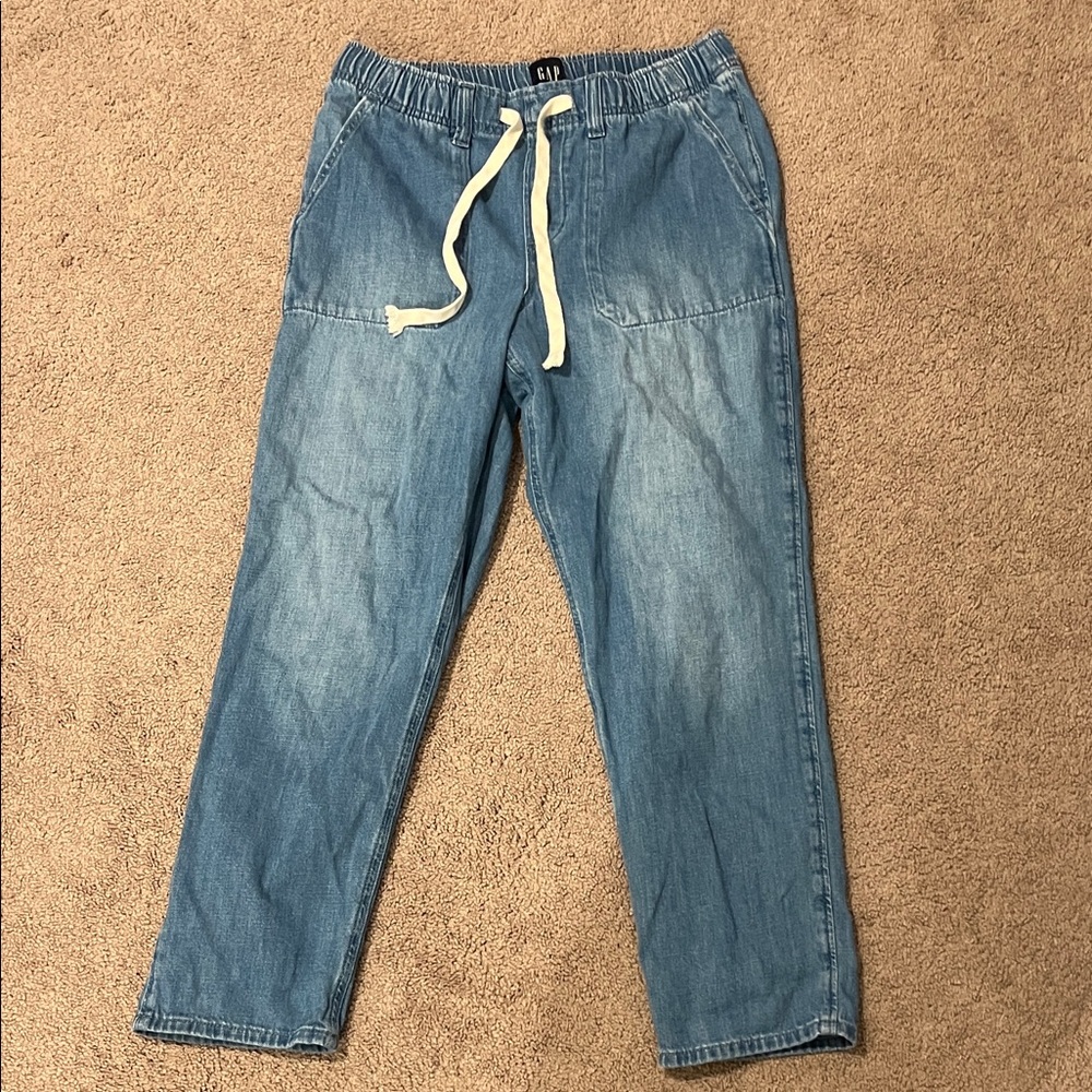 GAP Women's Denim Blue Straight Leg Jeans